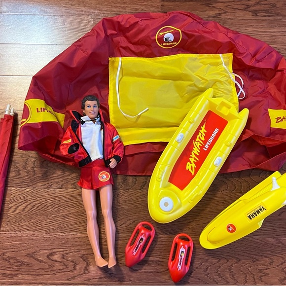 Rare Vintage Baywatch Barbie Rescue Station Playset - Picture 5 of 5